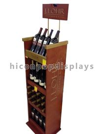 Chine Montages en bois au détail d'expositions de marchandises de présentoir de vin fournisseur