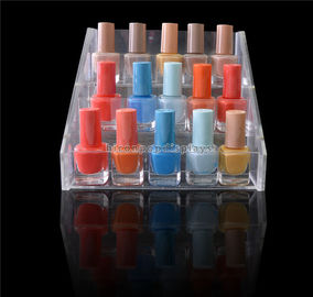 Chine 3 - La vente au détail cosmétique d'étape montre le support d'affichage acrylique transparent de vernis à ongles fournisseur