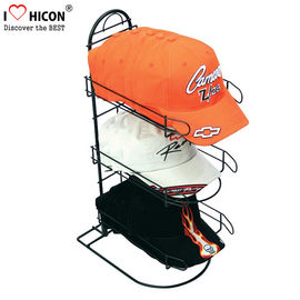 Chine Matériel à 3 couches en métal de présentoirs de dessus de Tableau de casquettes de baseball de merchandisage fournisseur