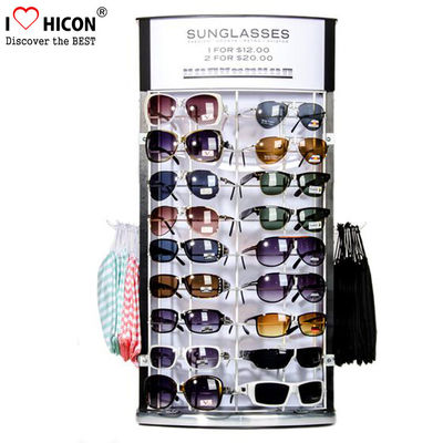 Chine Vitrine bidirectionnelle faite sur commande de lunettes de soleil, affichage en bois de lunettes de soleil pour le magasin de détail fournisseur