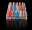 3 - La vente au détail cosmétique d'étape montre le support d'affichage acrylique transparent de vernis à ongles fournisseur