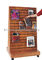 Affichage libre en bois mobile de position de présentoir de magazine de Slatwall de fonction de 2 manières fournisseur