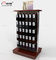 Wooden Stand Wire Hook Christmas Sock Promotional Rack Display fournisseur