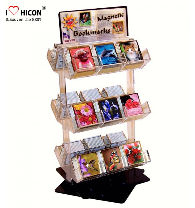 Support acrylique d'affichage de livre de merchandisage de POP pour des lectures d'enfants