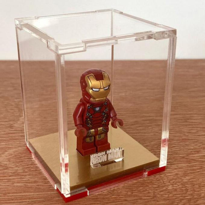 Vitrine faite sur commande acrylique de Minfig de vitrine pour Lego Minifigures