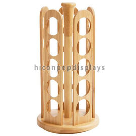 Chine La coutume en bois de table durable 25 de supports d'affichage met le support en bouteille de pot de sucrerie/épice fournisseur