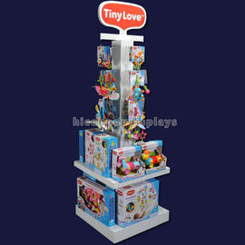 Chine 4 - Affichage de produit peint par blanc en bois supérieur de magasin de détail de présentoir de jouet de crochet de manière fournisseur