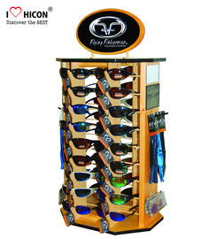 Chine Présentoir en bois commercial de Sunglass d'affichage de lunettes de soleil de vente de client fournisseur
