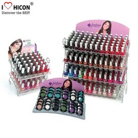 Chine Présentoir cosmétique adapté aux besoins du client de contre- d'affichage de supports de fil de vernis à ongles maquillage de promotion fournisseur