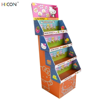 Chine Les beaux jouets faits sur commande de carte du carton 4-Tier le présentoir fournisseur