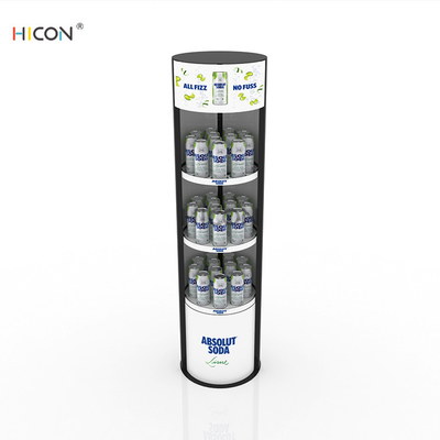 Chine conception blanche de présentoir de kiosque de boisson des graphiques 3-Tiers fournisseur