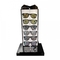 LED acrylique allumant le présentoir au détail de lunettes de soleil à vendre fournisseur