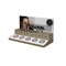 unité de visualisation cosmétique de compteur de magasin d'affichage d'or du maquillage 2-Tiered fournisseur