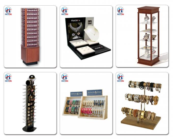 Affichages et approvisionnements faits sur commande de bijoux de boutique d'amende de plancher avec la roulette